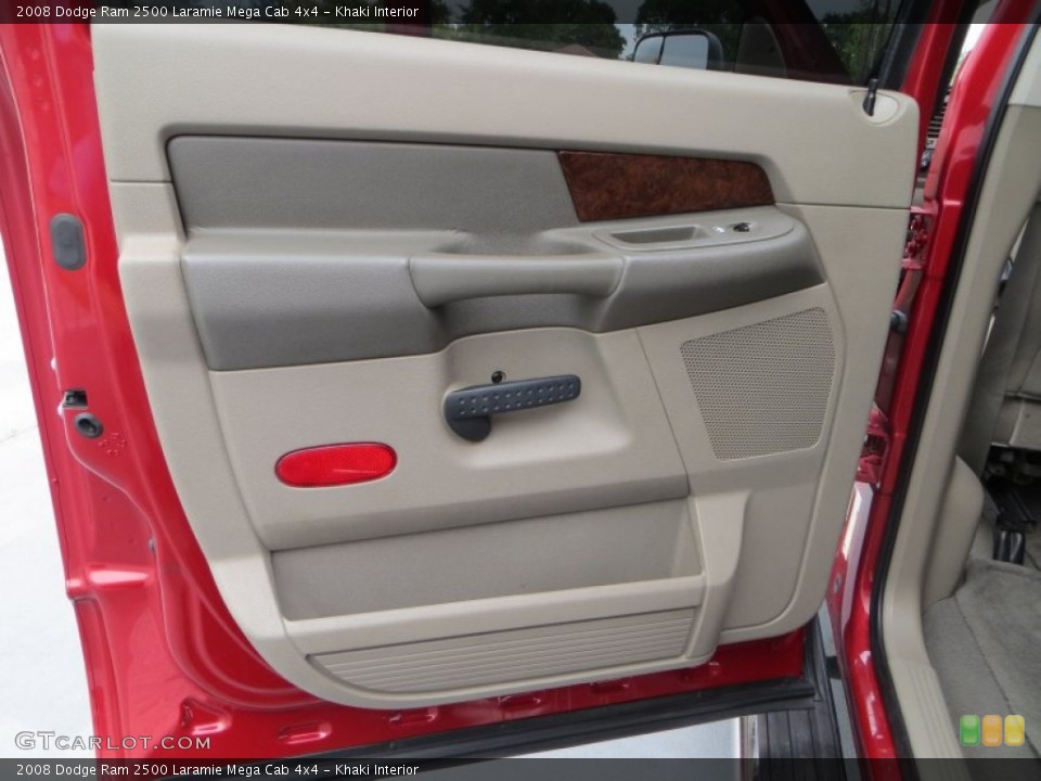 Khaki Interior Door Panel for the 2008 Dodge Ram 2500 Laramie Mega Cab 4x4 #80300926