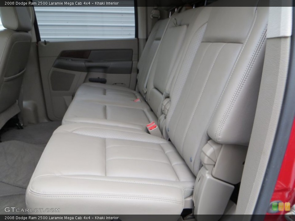 Khaki Interior Rear Seat for the 2008 Dodge Ram 2500 Laramie Mega Cab 4x4 #80300945