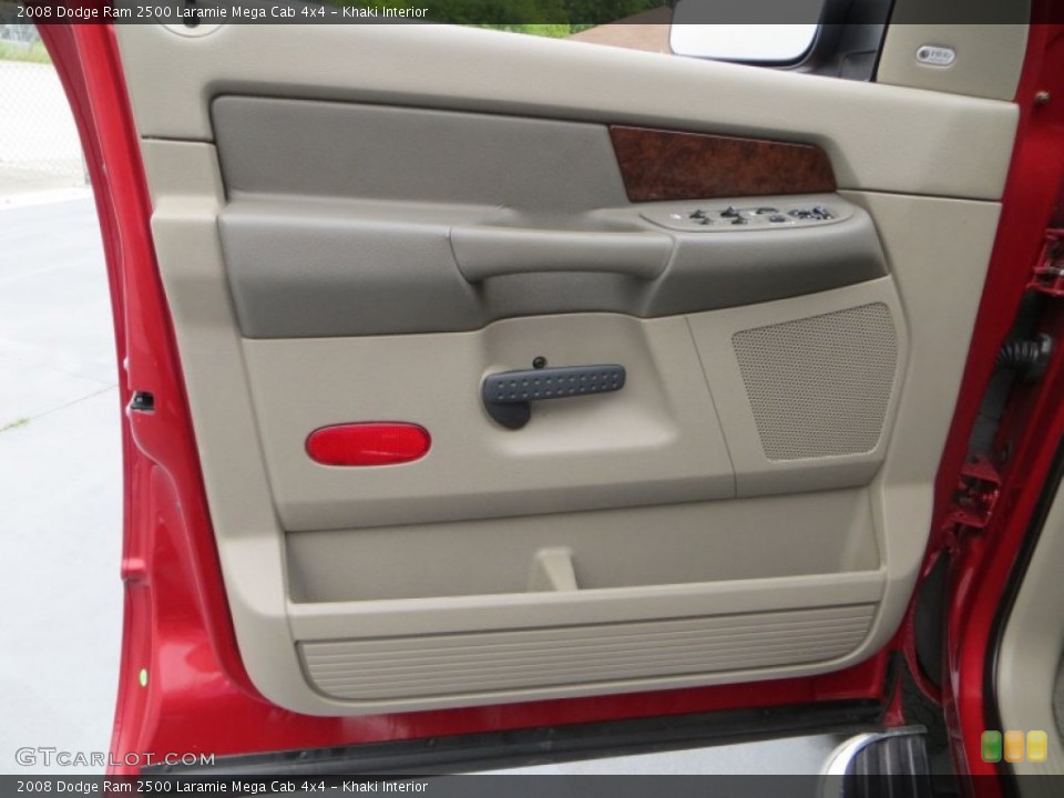 Khaki Interior Door Panel for the 2008 Dodge Ram 2500 Laramie Mega Cab 4x4 #80300962