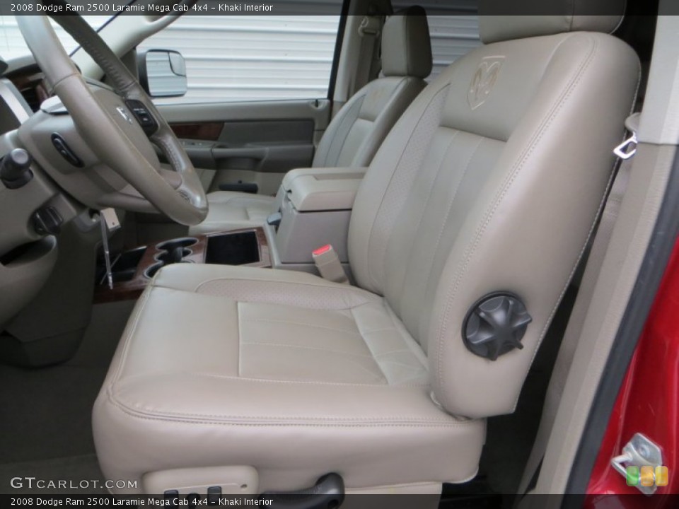 Khaki Interior Photo for the 2008 Dodge Ram 2500 Laramie Mega Cab 4x4 #80300997