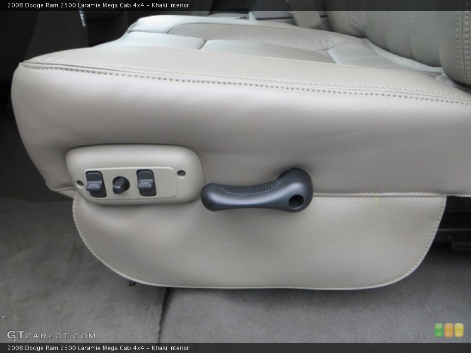Khaki Interior Front Seat for the 2008 Dodge Ram 2500 Laramie Mega Cab 4x4 #80301014