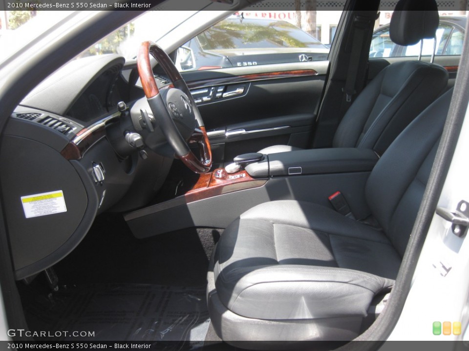 Black Interior Photo for the 2010 Mercedes-Benz S 550 Sedan #80302047
