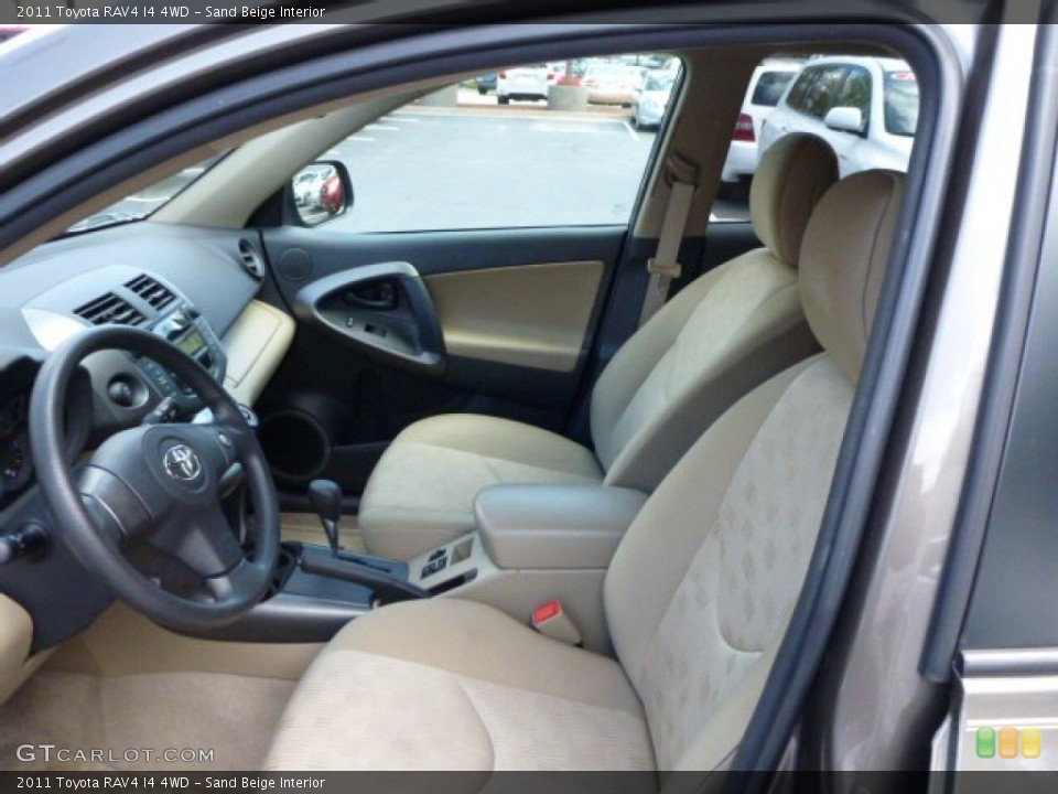 Sand Beige Interior Photo for the 2011 Toyota RAV4 I4 4WD #80302248