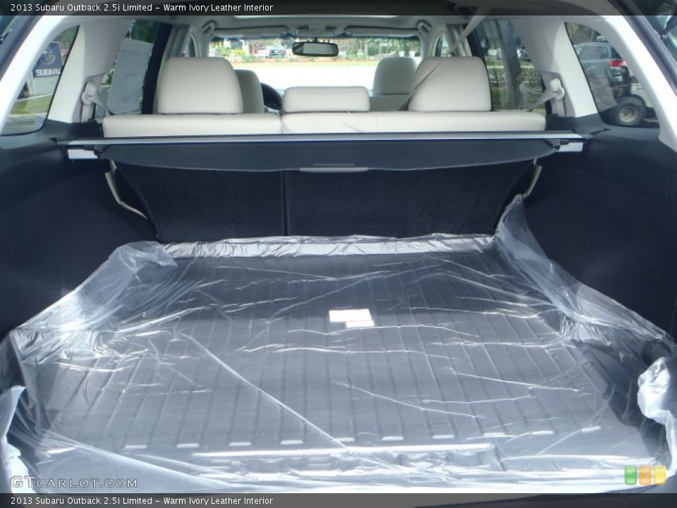 Warm Ivory Leather Interior Trunk for the 2013 Subaru Outback 2.5i Limited #80302630