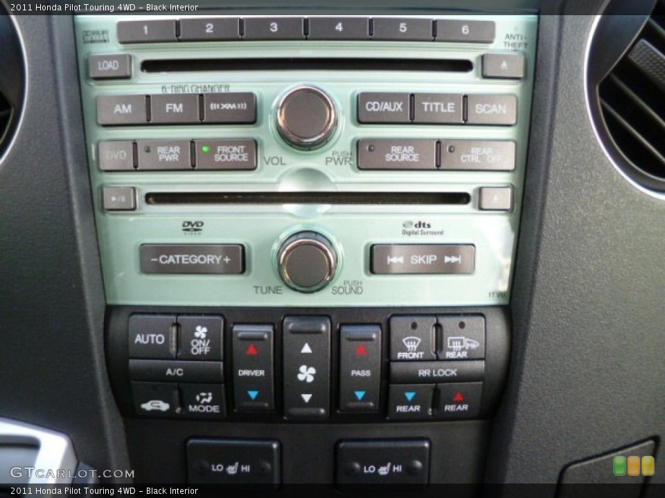 Black Interior Controls for the 2011 Honda Pilot Touring 4WD #80303554