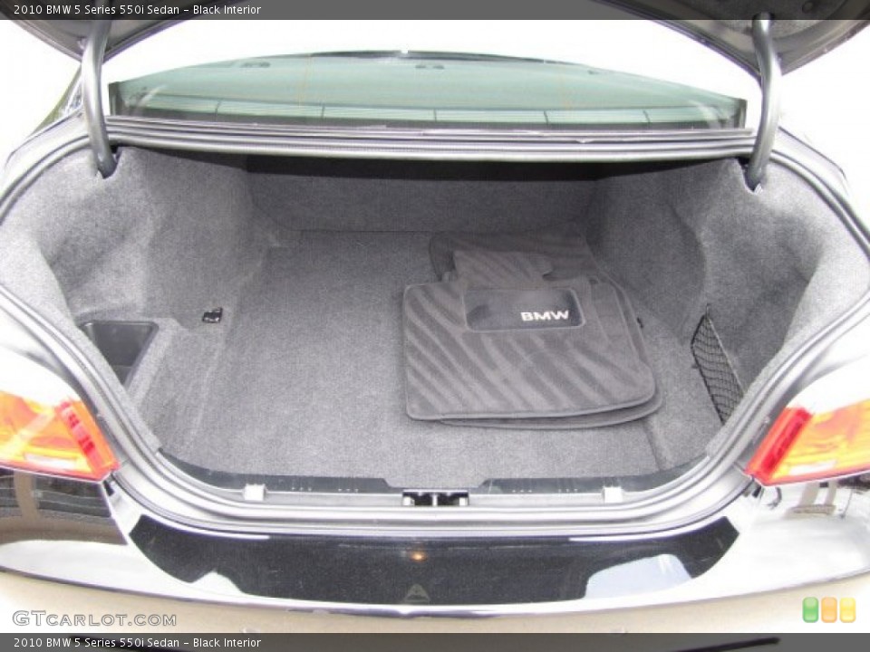 Black Interior Trunk for the 2010 BMW 5 Series 550i Sedan #80305863