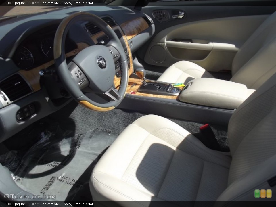 Ivory/Slate Interior Photo for the 2007 Jaguar XK XK8 Convertible #80305918