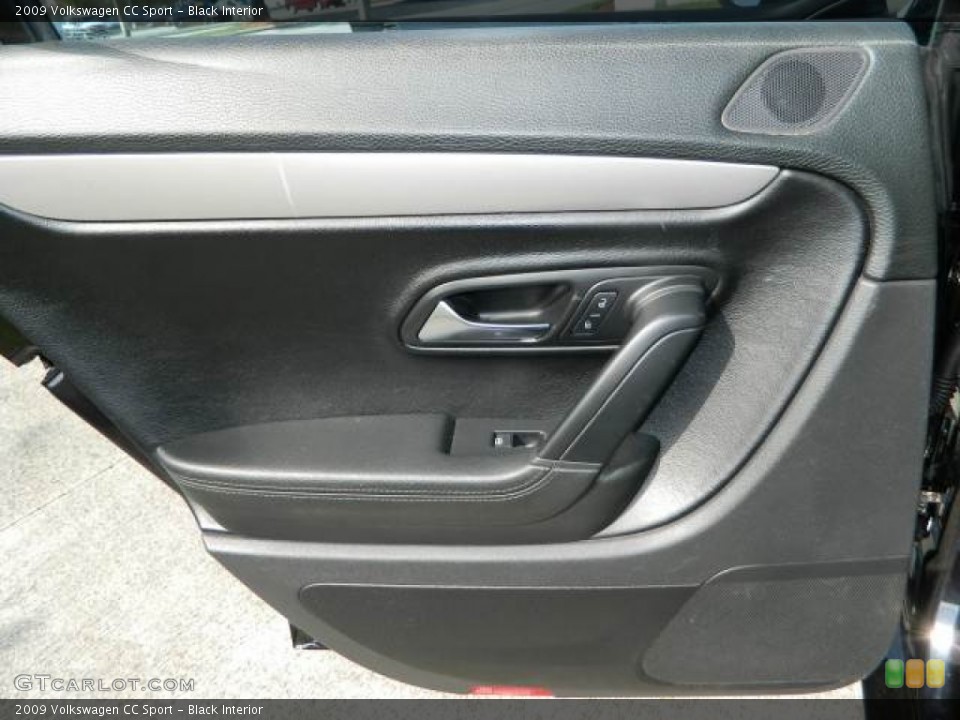 Black Interior Door Panel for the 2009 Volkswagen CC Sport #80306579
