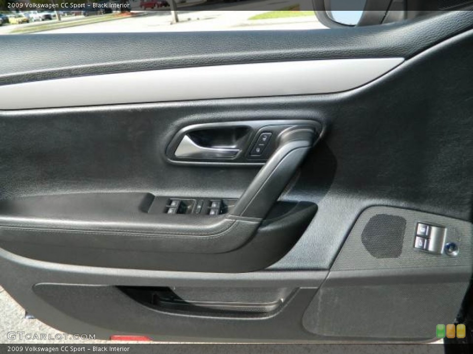 Black Interior Door Panel for the 2009 Volkswagen CC Sport #80306597
