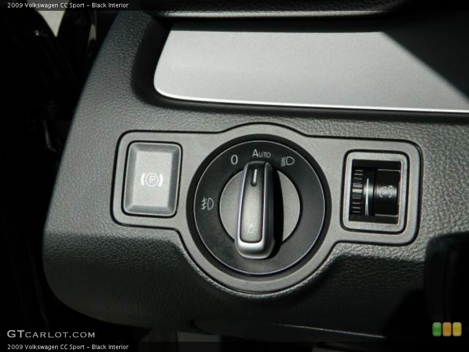 Black Interior Controls for the 2009 Volkswagen CC Sport #80306674