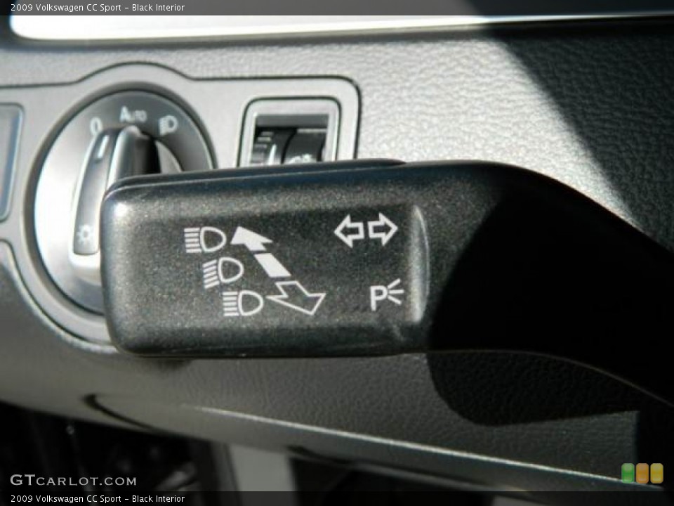 Black Interior Controls for the 2009 Volkswagen CC Sport #80306690