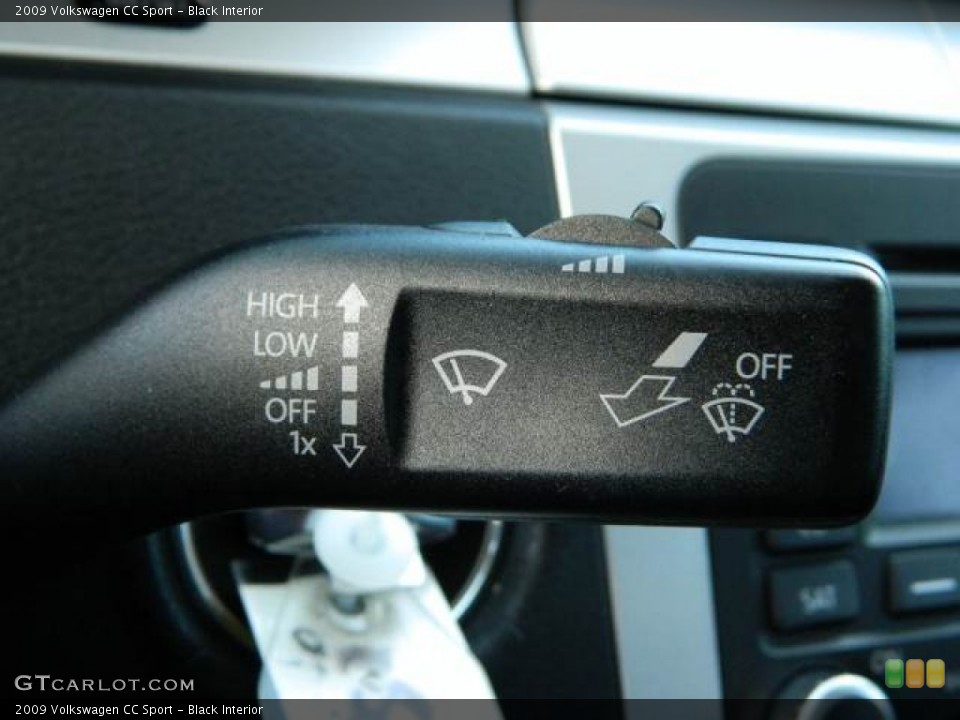 Black Interior Controls for the 2009 Volkswagen CC Sport #80306708