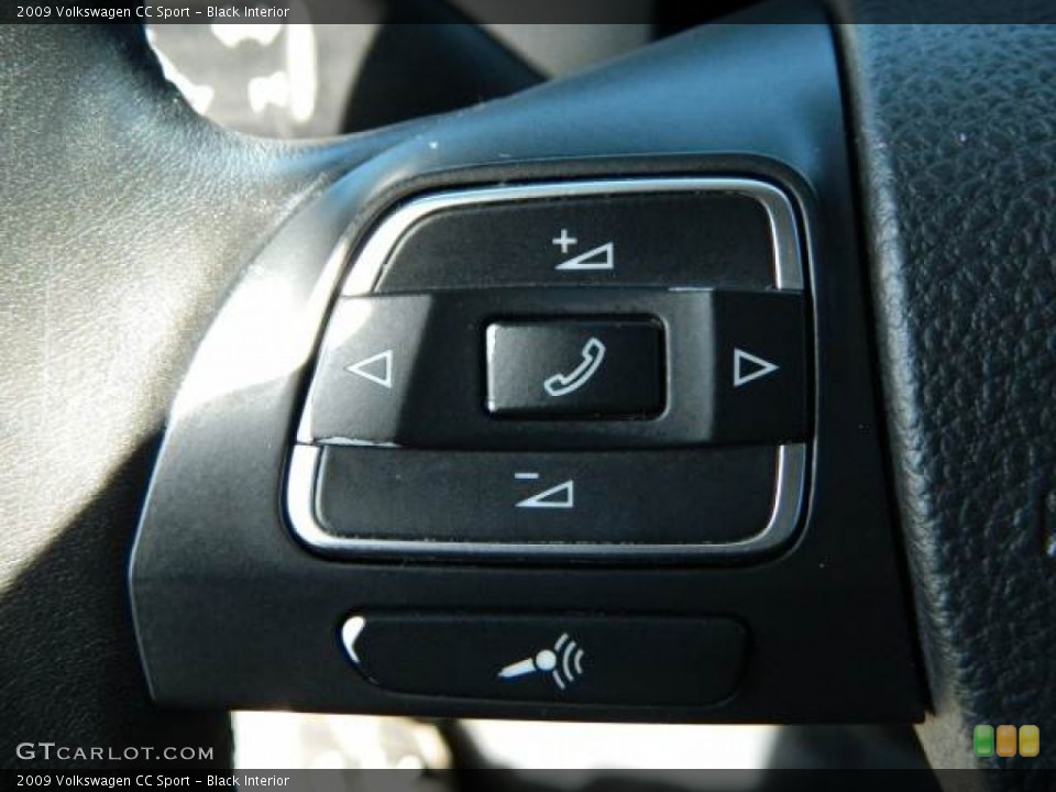 Black Interior Controls for the 2009 Volkswagen CC Sport #80306723