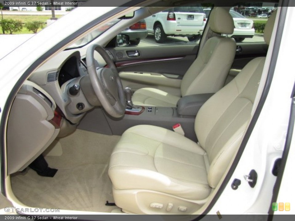 Wheat Interior Photo for the 2009 Infiniti G 37 Sedan #80306762