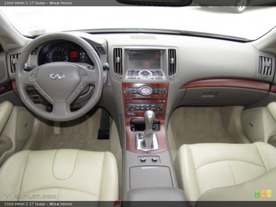 Wheat Interior Dashboard for the 2009 Infiniti G 37 Sedan #80306779