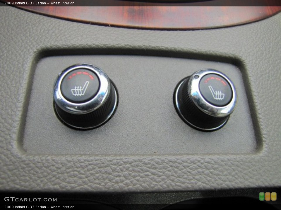 Wheat Interior Controls for the 2009 Infiniti G 37 Sedan #80307164