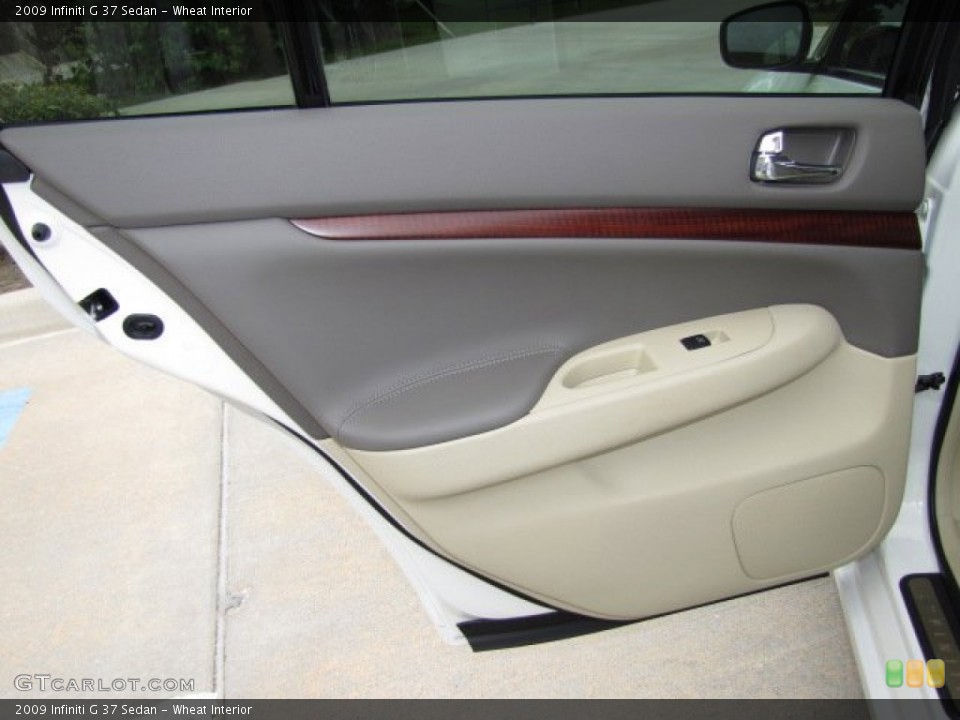 Wheat Interior Door Panel for the 2009 Infiniti G 37 Sedan #80307644