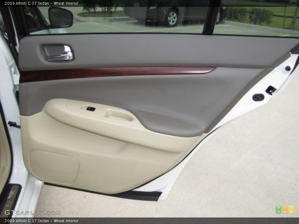 Wheat Interior Door Panel for the 2009 Infiniti G 37 Sedan #80307665