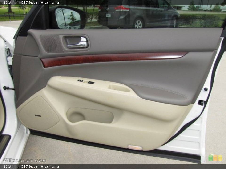 Wheat Interior Door Panel for the 2009 Infiniti G 37 Sedan #80307686