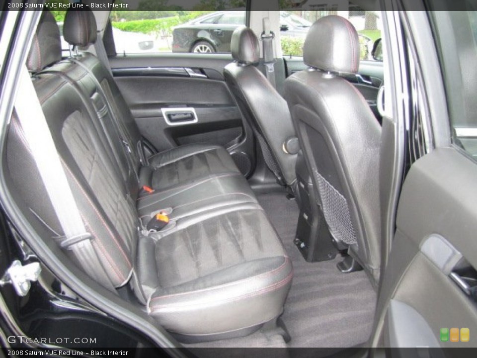 Black Interior Rear Seat for the 2008 Saturn VUE Red Line #80308445