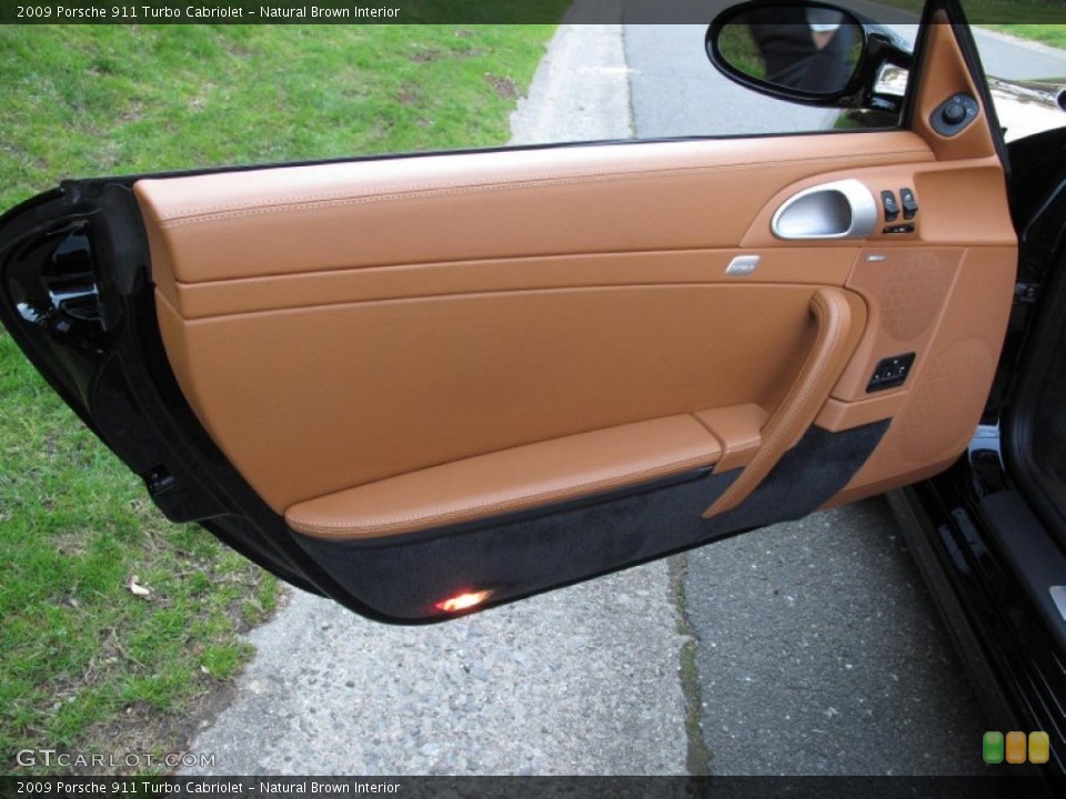 Natural Brown Interior Door Panel for the 2009 Porsche 911 Turbo Cabriolet #80309687