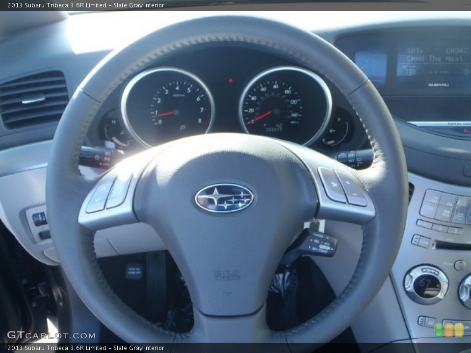 Slate Gray Interior Steering Wheel for the 2013 Subaru Tribeca 3.6R Limited #80309705