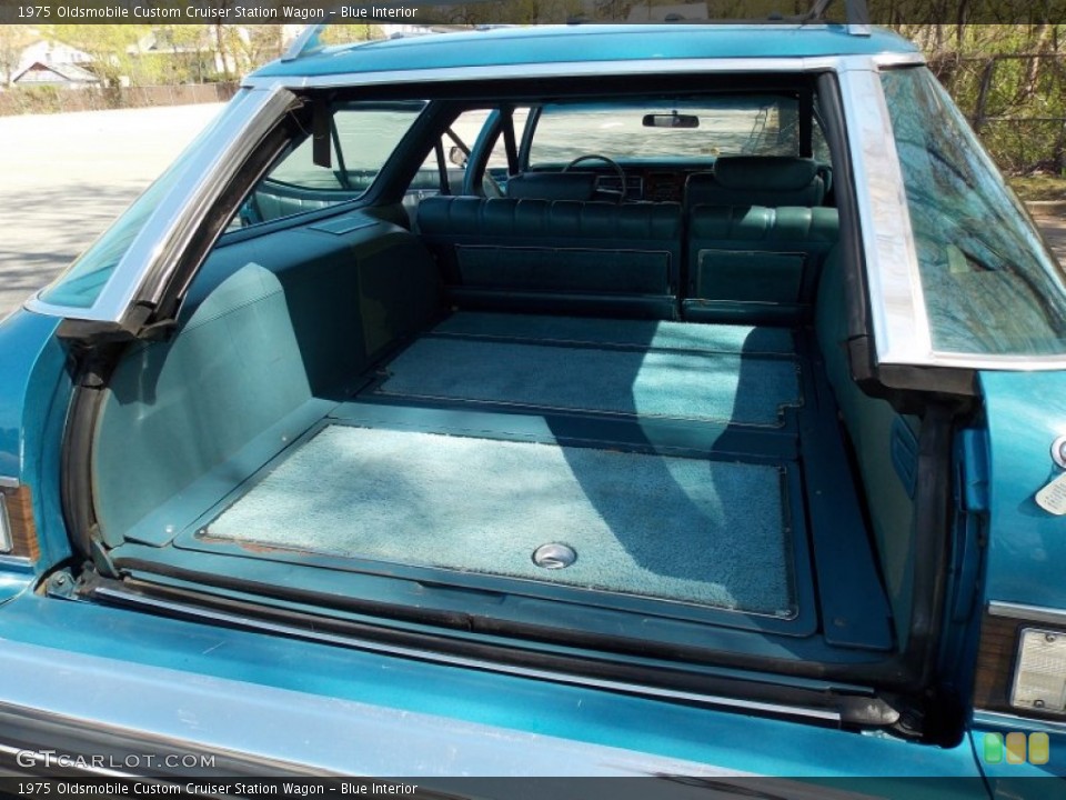 Blue Interior Trunk for the 1975 Oldsmobile Custom Cruiser Station Wagon #80309927