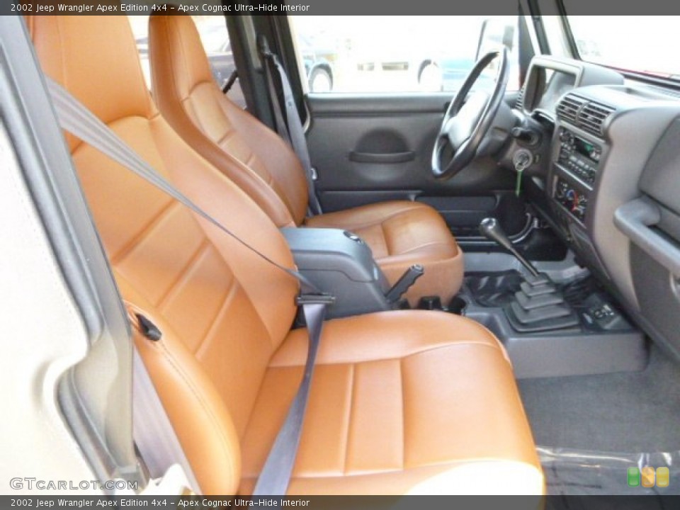 Apex Cognac Ultra-Hide Interior Photo for the 2002 Jeep Wrangler Apex Edition 4x4 #80310155