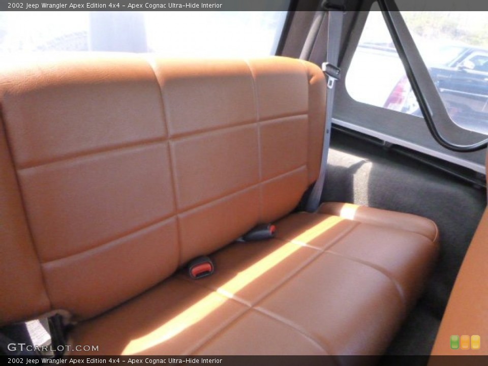 Apex Cognac Ultra-Hide Interior Rear Seat for the 2002 Jeep Wrangler Apex Edition 4x4 #80310167