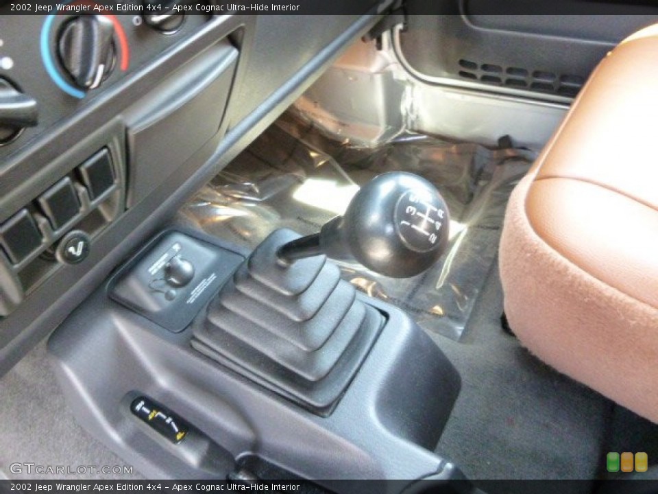 Apex Cognac Ultra-Hide Interior Transmission for the 2002 Jeep Wrangler Apex Edition 4x4 #80310301