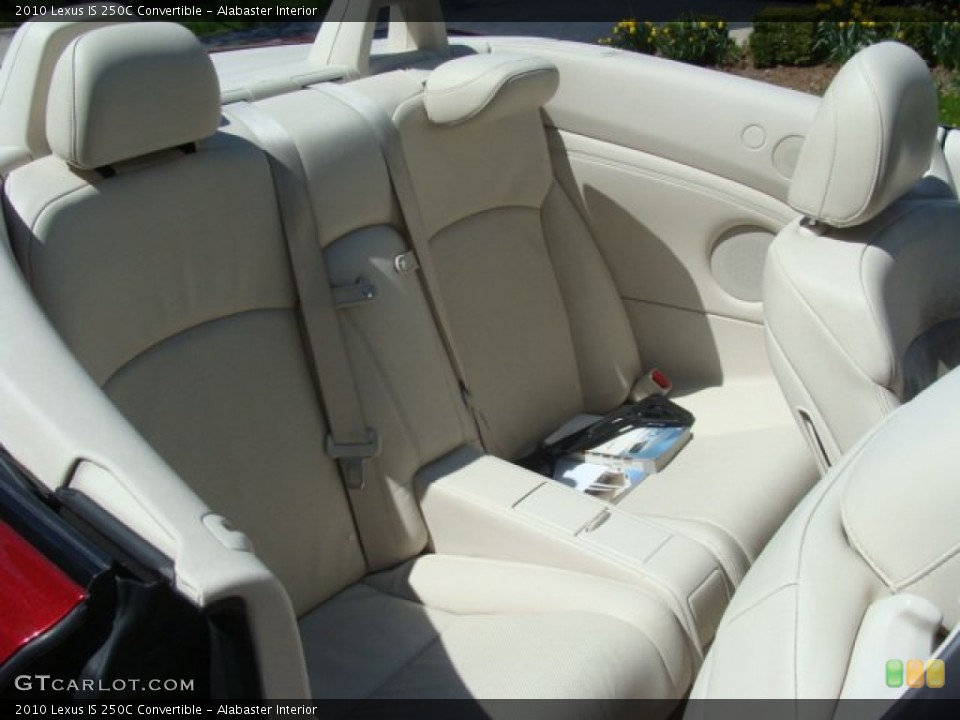 Alabaster Interior Rear Seat for the 2010 Lexus IS 250C Convertible #80310362