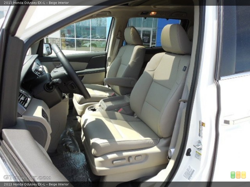 Beige Interior Front Seat for the 2013 Honda Odyssey EX-L #80310444