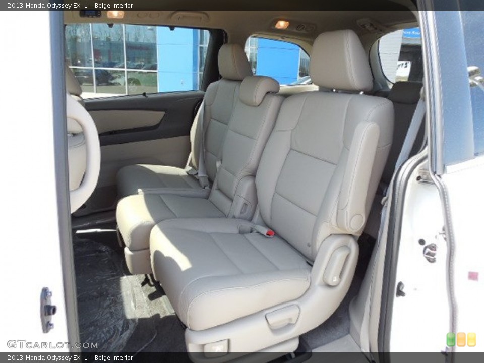 Beige Interior Rear Seat for the 2013 Honda Odyssey EX-L #80310460