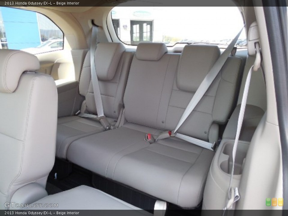 Beige Interior Rear Seat for the 2013 Honda Odyssey EX-L #80310497