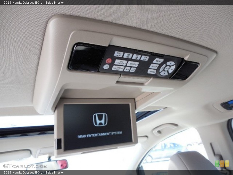 Beige Interior Entertainment System for the 2013 Honda Odyssey EX-L #80310520