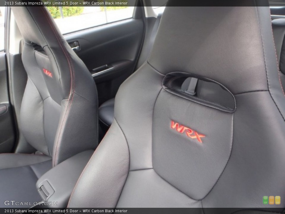 WRX Carbon Black Interior Front Seat for the 2013 Subaru Impreza WRX Limited 5 Door #80310638