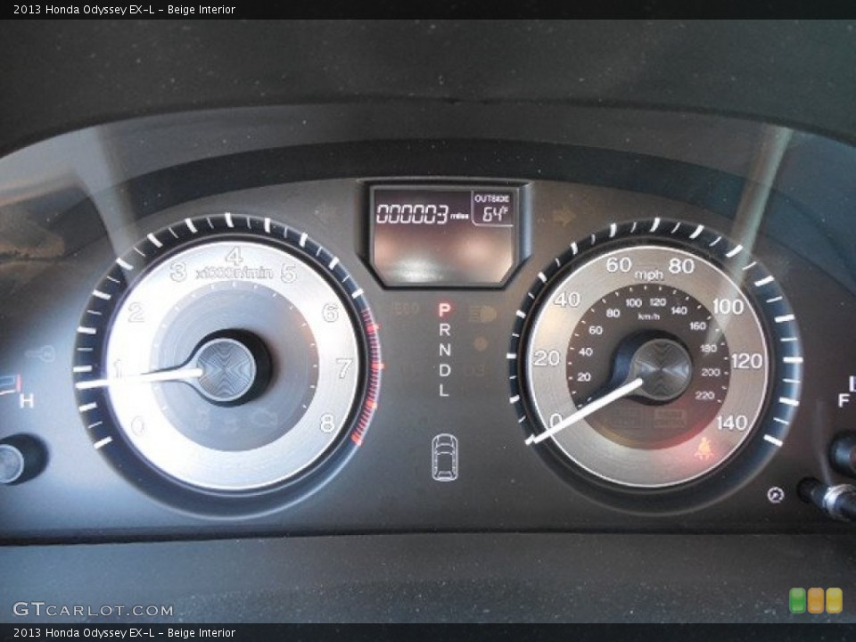 Beige Interior Gauges for the 2013 Honda Odyssey EX-L #80310697