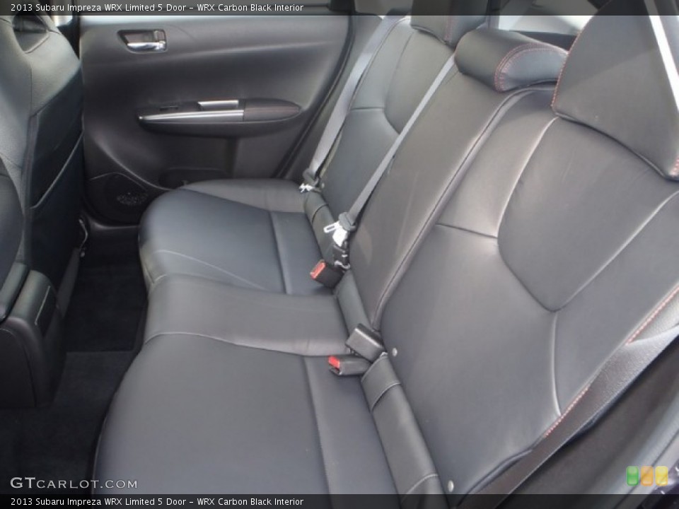 WRX Carbon Black Interior Rear Seat for the 2013 Subaru Impreza WRX Limited 5 Door #80310833