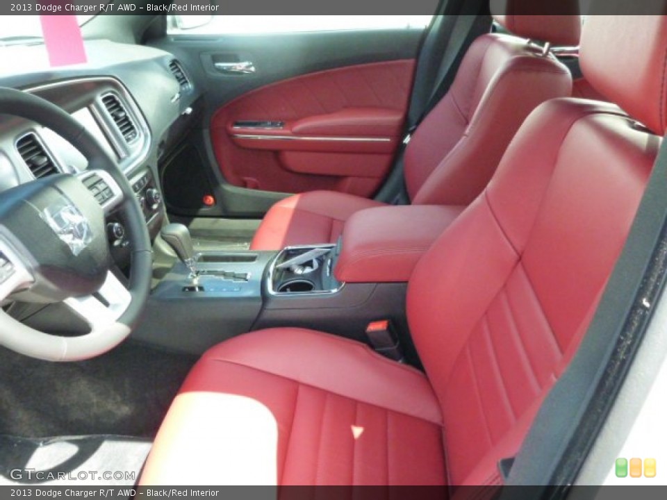 Black/Red Interior Photo for the 2013 Dodge Charger R/T AWD #80312930