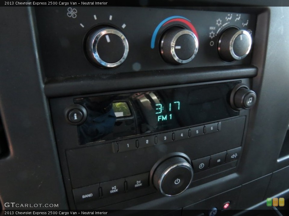 Neutral Interior Controls for the 2013 Chevrolet Express 2500 Cargo Van #80313363