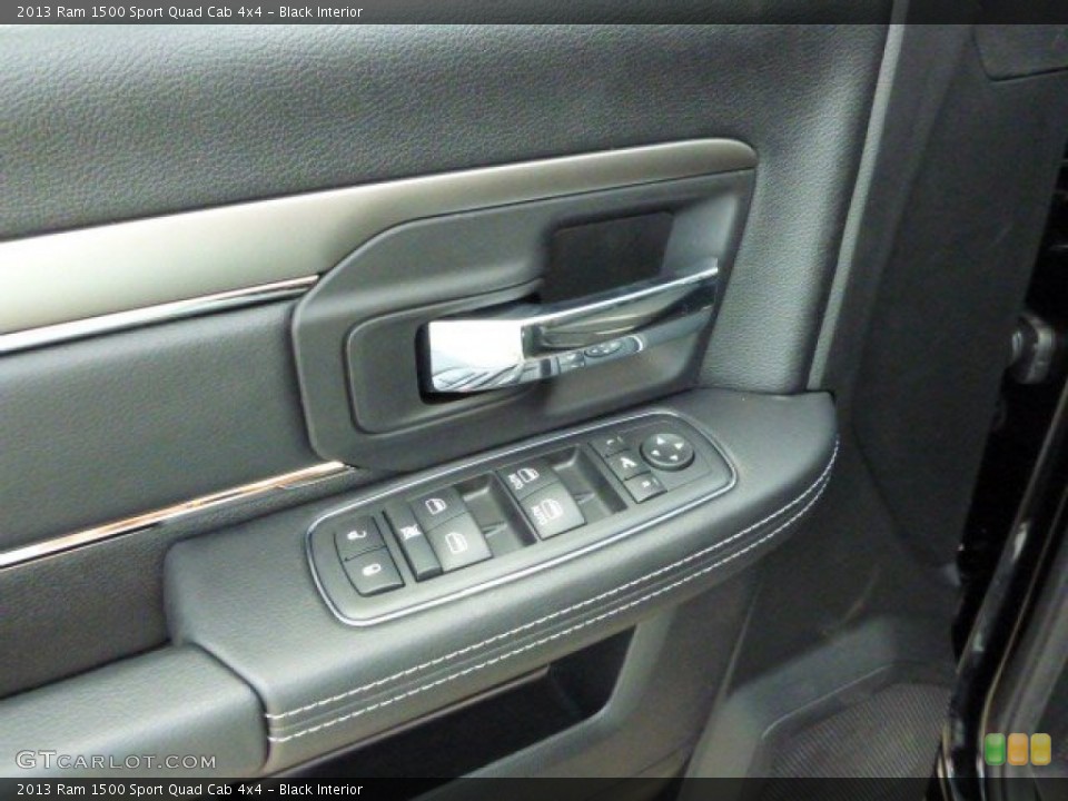 Black Interior Controls for the 2013 Ram 1500 Sport Quad Cab 4x4 #80313807