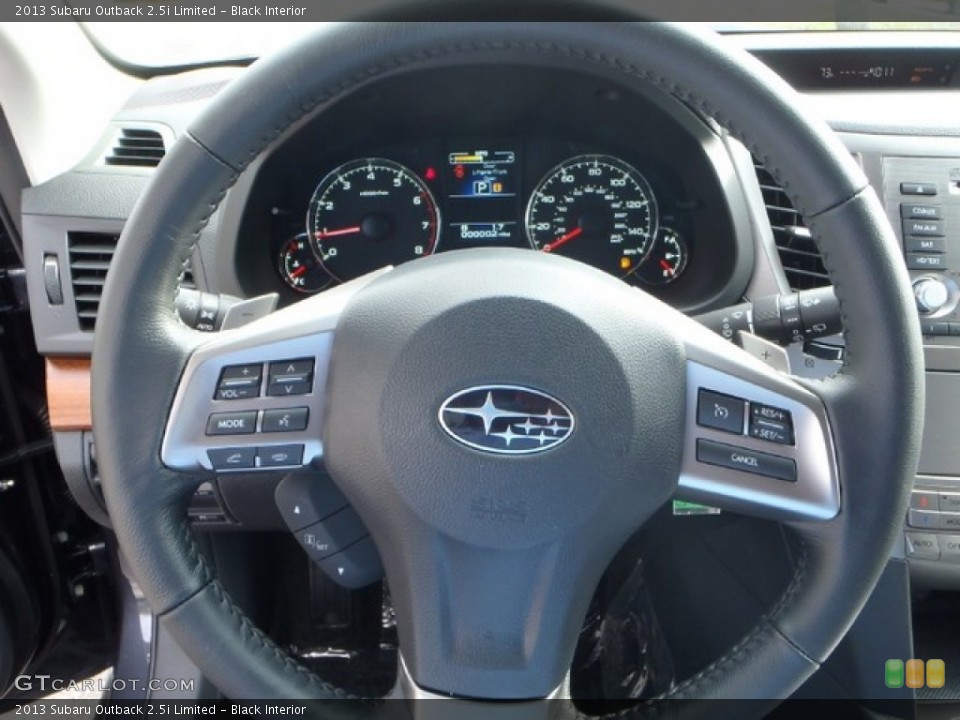 Black Interior Steering Wheel for the 2013 Subaru Outback 2.5i Limited #80314438