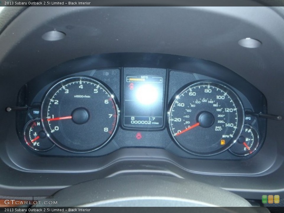Black Interior Gauges for the 2013 Subaru Outback 2.5i Limited #80314454