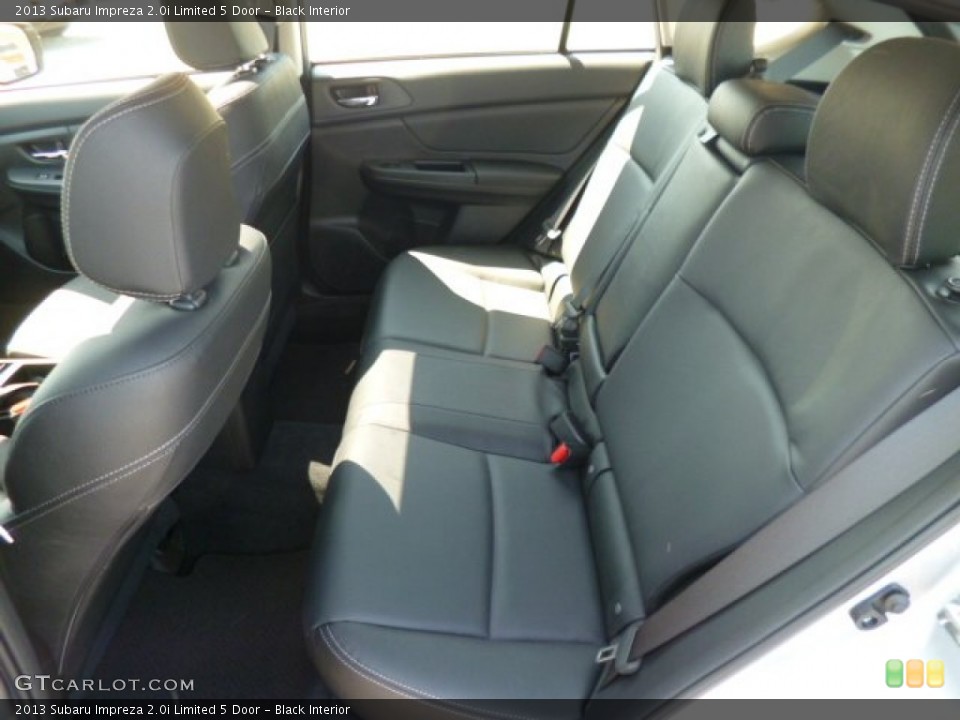 Black Interior Rear Seat for the 2013 Subaru Impreza 2.0i Limited 5 Door #80315509