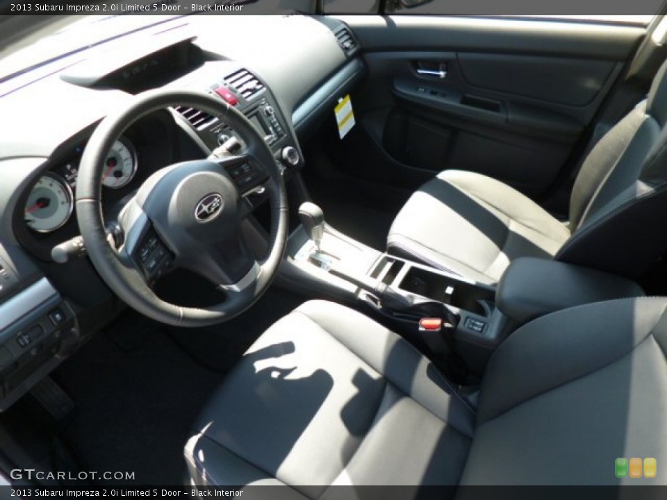 Black Interior Prime Interior for the 2013 Subaru Impreza 2.0i Limited 5 Door #80315571