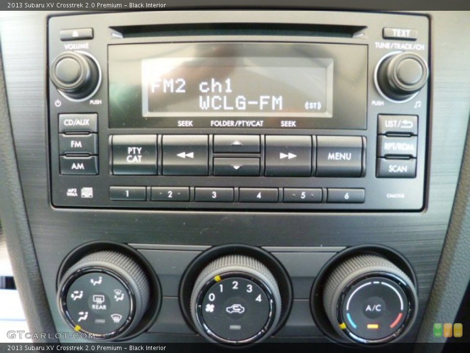 Black Interior Controls for the 2013 Subaru XV Crosstrek 2.0 Premium #80316020