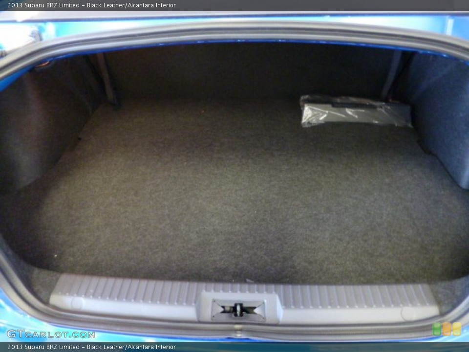Black Leather/Alcantara Interior Trunk for the 2013 Subaru BRZ Limited #80316752