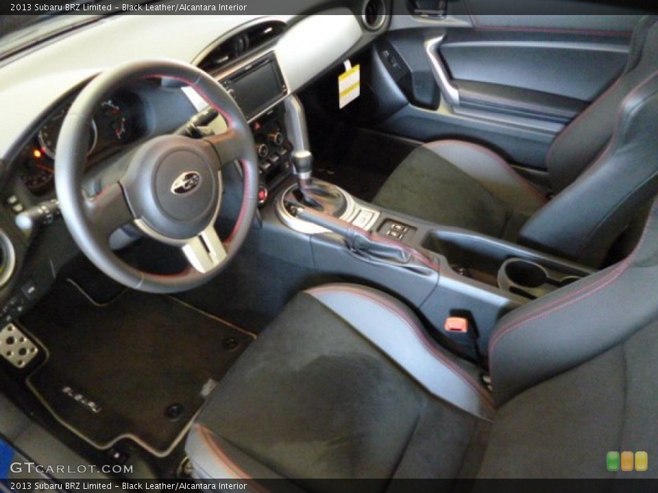 Black Leather/Alcantara Interior Prime Interior for the 2013 Subaru BRZ Limited #80316799