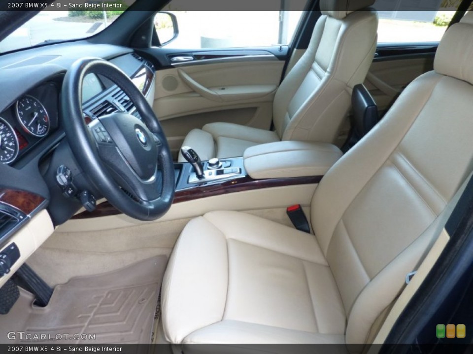 Sand Beige Interior Photo for the 2007 BMW X5 4.8i #80316806