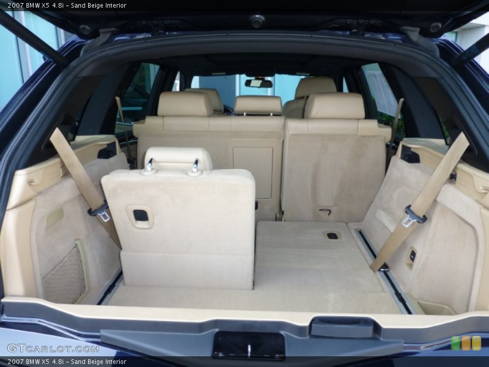 Sand Beige Interior Trunk for the 2007 BMW X5 4.8i #80316925